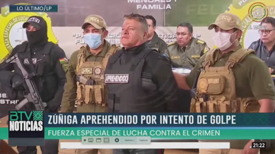 O comandante xeneral do Exército Juan José Zúñiga, quen encabezou o grupo militar (Reuters)