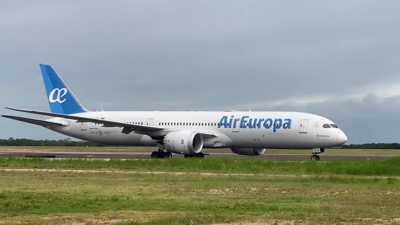 Avión accidentado de Air Europa no aeroporto de Natal (Reuters).