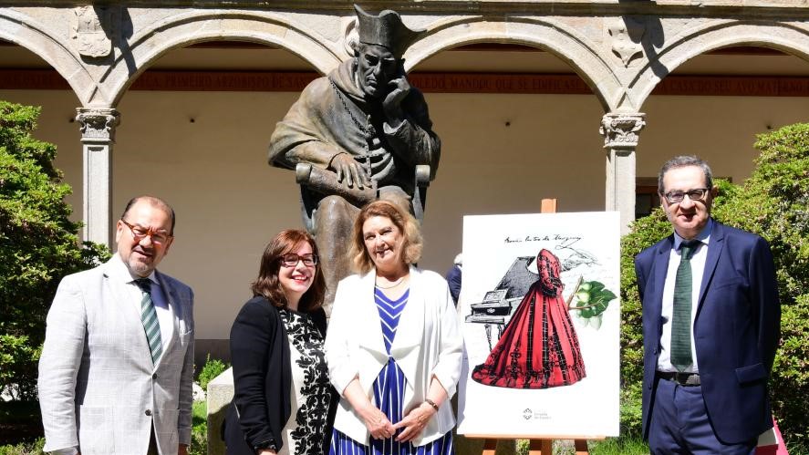 Antonio López, María do Cebreiro, Catherine Davies e Fernando Cabo (USC/Santi Alvite)