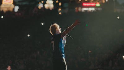 Ed Sheeran no escenario do Gozo Festival