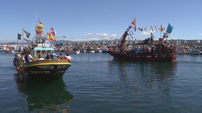 A procesión marítima do Carme en Cangas volverá saír este ano