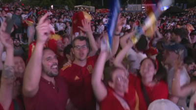 Afeccionados vibrando coa Selección Española