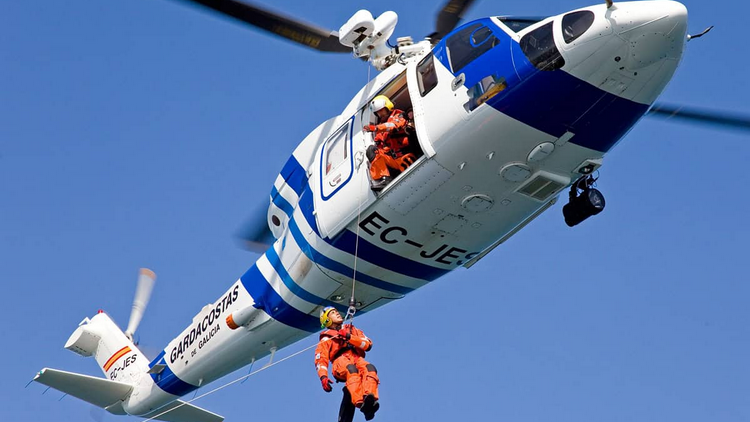 O helicóptero Pesca II de Gardacostas Galicia/Arquivo