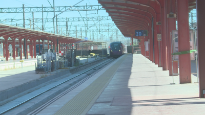 Chegada á estación de Chamartín do primeiro tren Avlo Vigo-Madrid, que saíu da estación de Urzáiz ás 05:57 horas deste luns