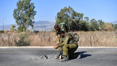 Soldados israelís preto de Beit Hillel o pasado 30 de xullo. REUTERS/Gil Eliyahu