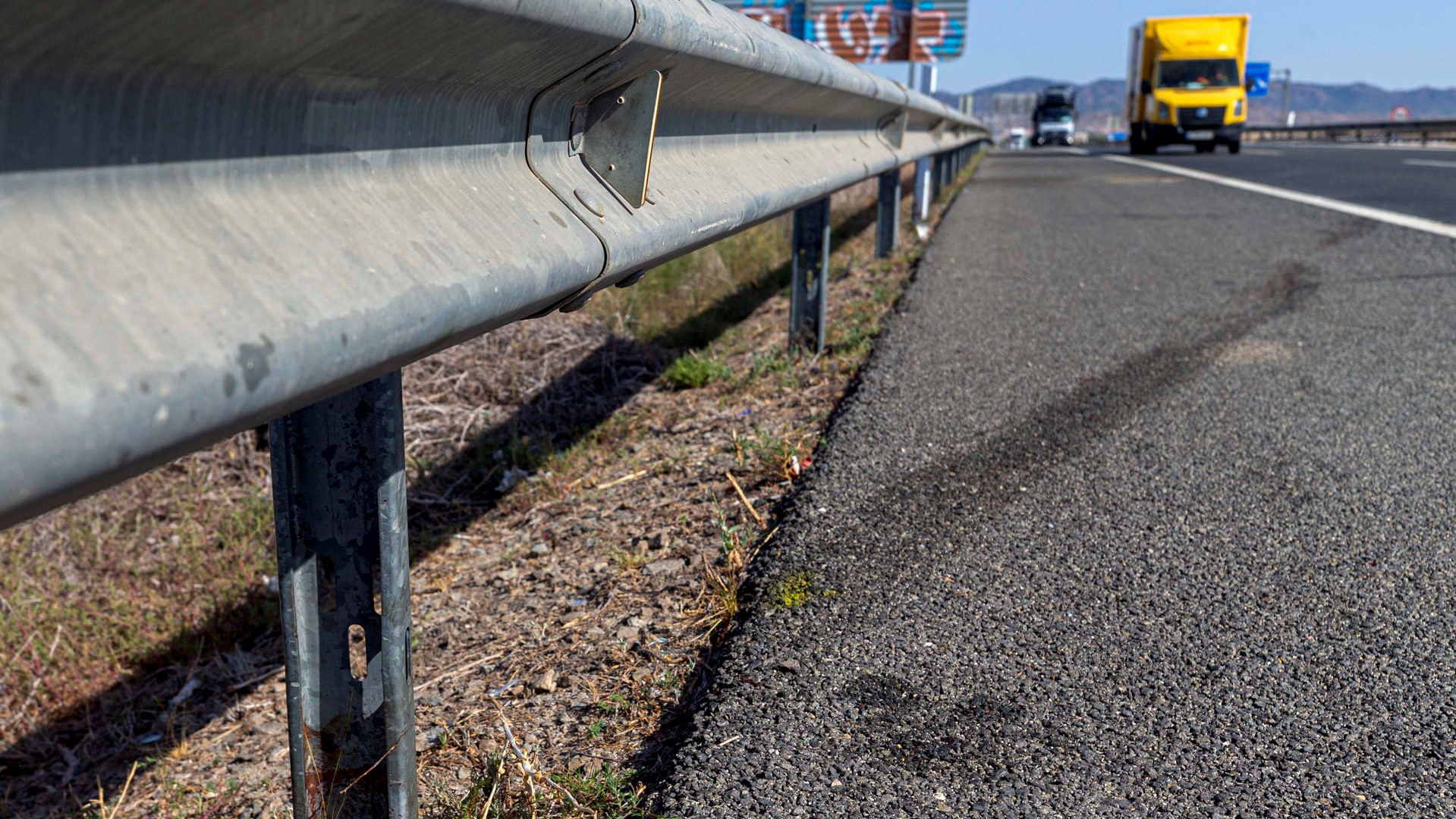 Accidente na A-30, en Murcia, causado por un coche que ía en sentido contrario (EFE/Marcial Guiilén)