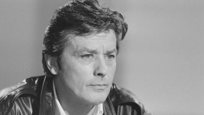 Alain Delon co seu fillo Anthony