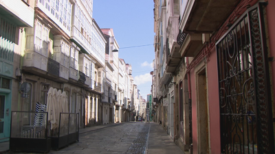 Rúa da magdalena en Ferrol onde sucederon os feitos